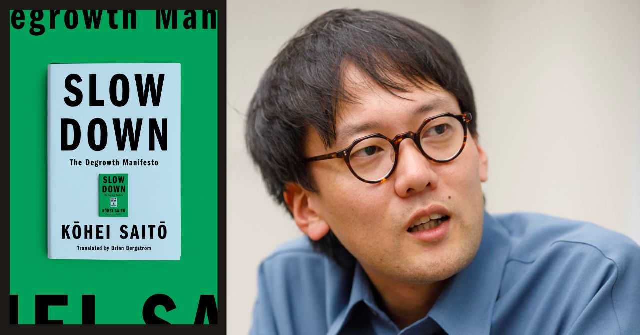 Kohei Saito presents "Slow Down: The Degrowth Manifesto" in conversation w/Basav Sen