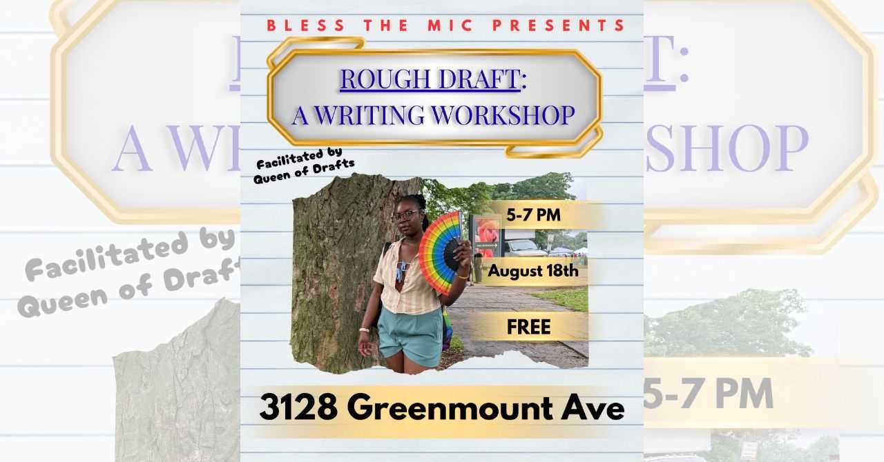 Rough Draft: A Writing Workshop with Queen of Drafts (August 2026)