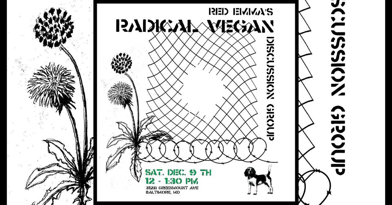 Radical Vegan Discussion Group