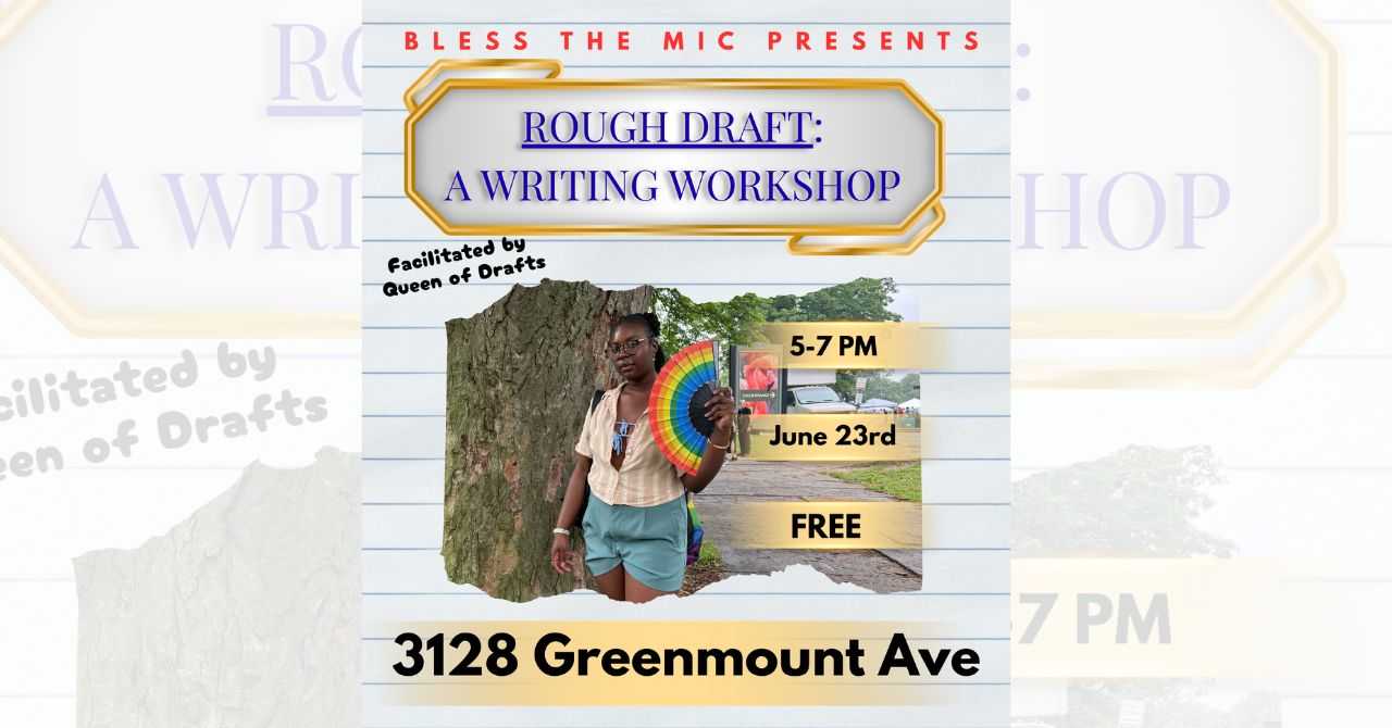 Rough Draft: A Writing Workshop with Queen of Drafts June 2026