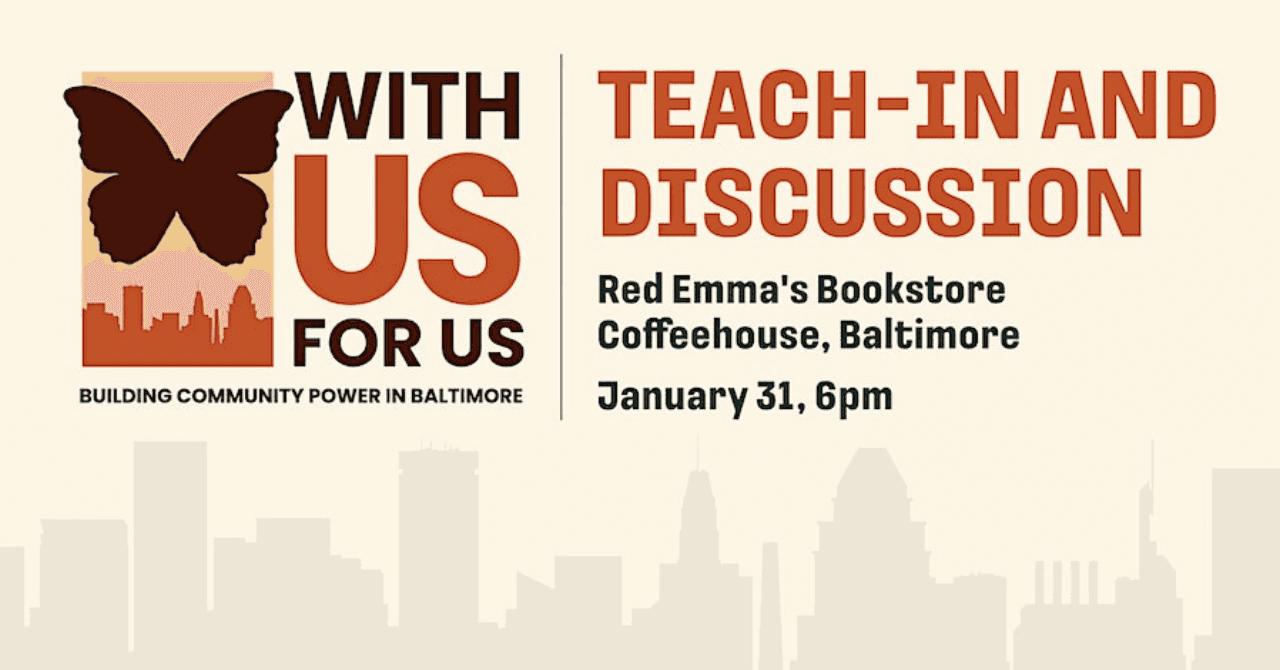 With Us For Us: Teach-in on community wealth building 