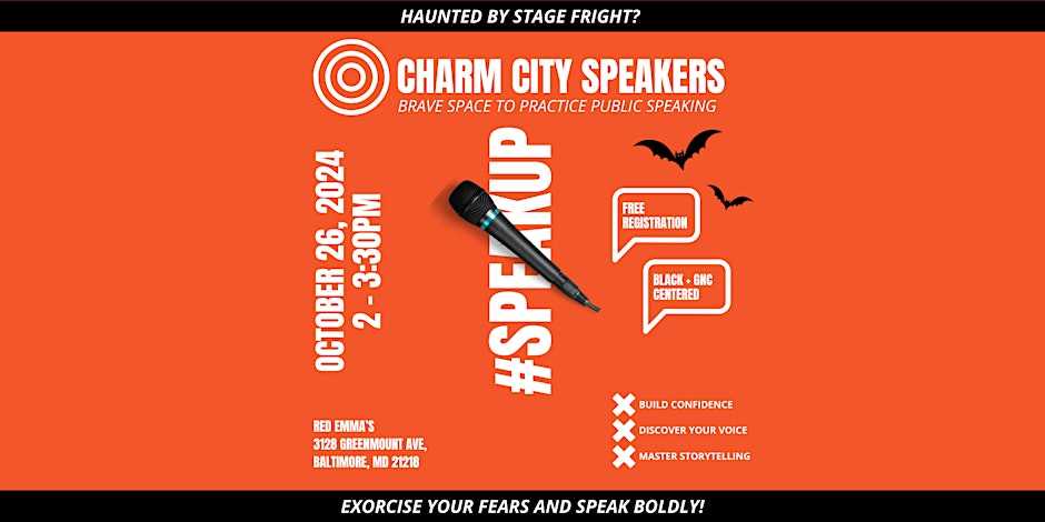 Charm City Speakers October 2024