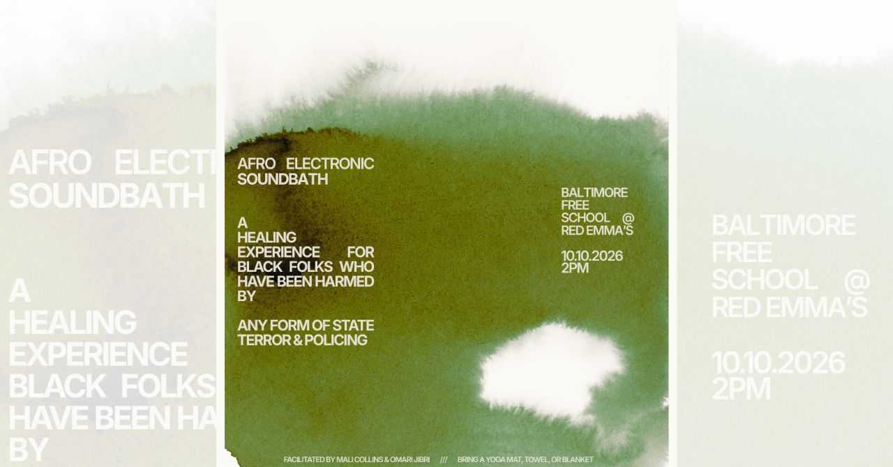 Afro Electronic Soundbath with Mali Collins & Omari Jibri