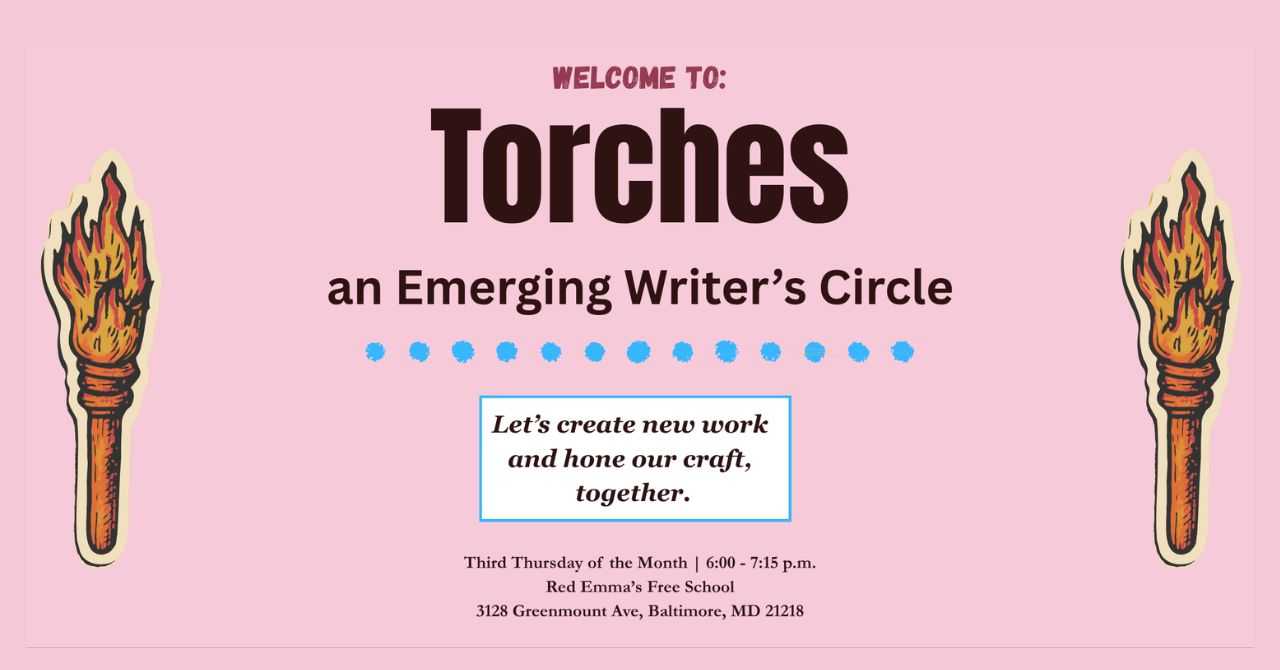Torches: an Emerging Writer’s Circle (July 2026)